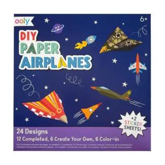 Ooly DIY Paper Airplanes Activity Kit | 24 Designs
