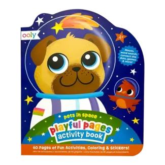 Ooly Playful Pages: Activity Book | Pets in Space
