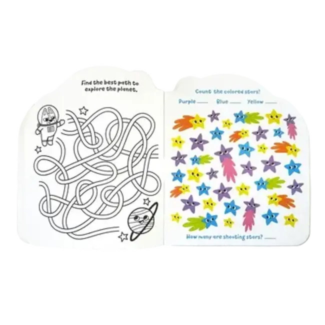 Ooly Playful Pages: Activity Book | Pets in Space
