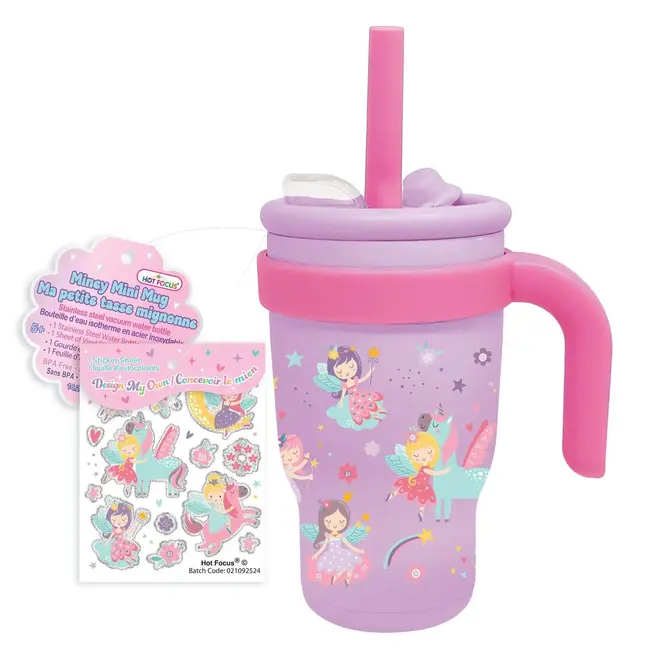 Hot Focus Miney Mini Mug & Stickers  | Fairy