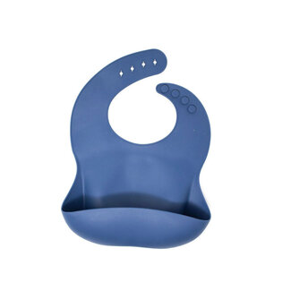 Baby Bar & Co. Navy Blue Silicone Bibs