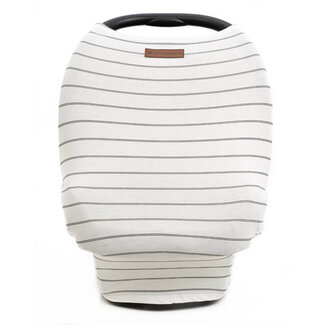 Papillon Bebe 2-n-1 Car Seat | Nursing Cover Onyx Stripe