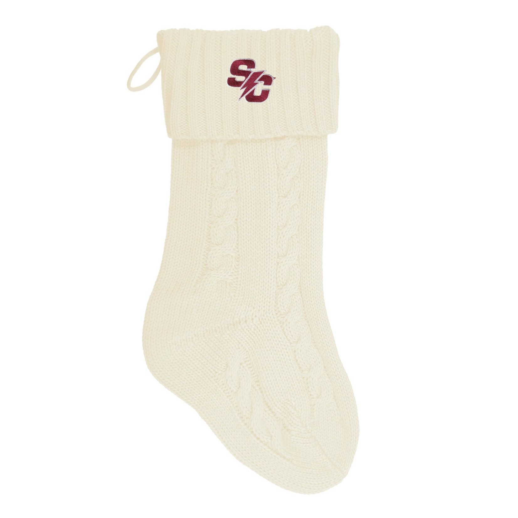 LogoFit Cream Holiday Stocking