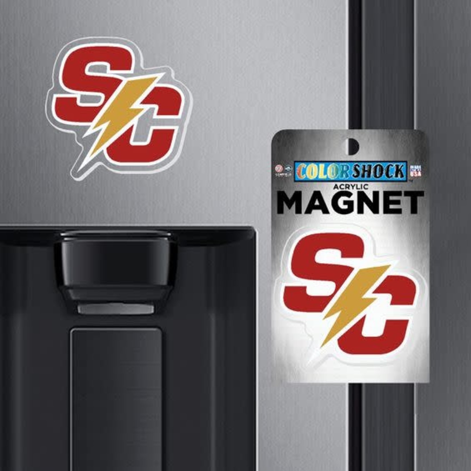 Color Shock Acrylic Magnet