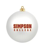 Shatterproof Simpson College White Bulb Ornament