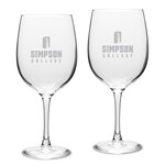 Campus Crystal DROP SHIP - Traditional Red Wine Glasses Set