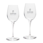 Campus Crystal DROP SHIP - Titanium Strengthened White Wine Glasses Set