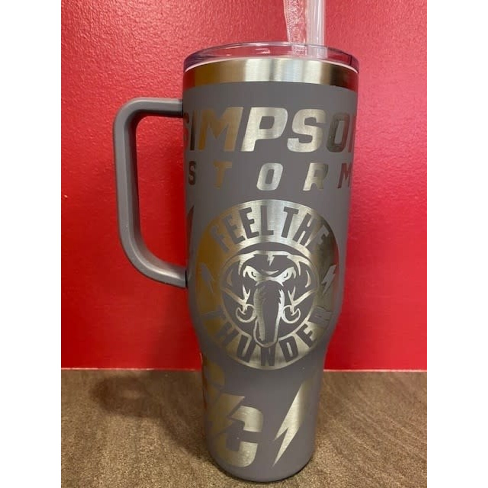 Harp & Bud Designs Alum-SC Tumbler Grey