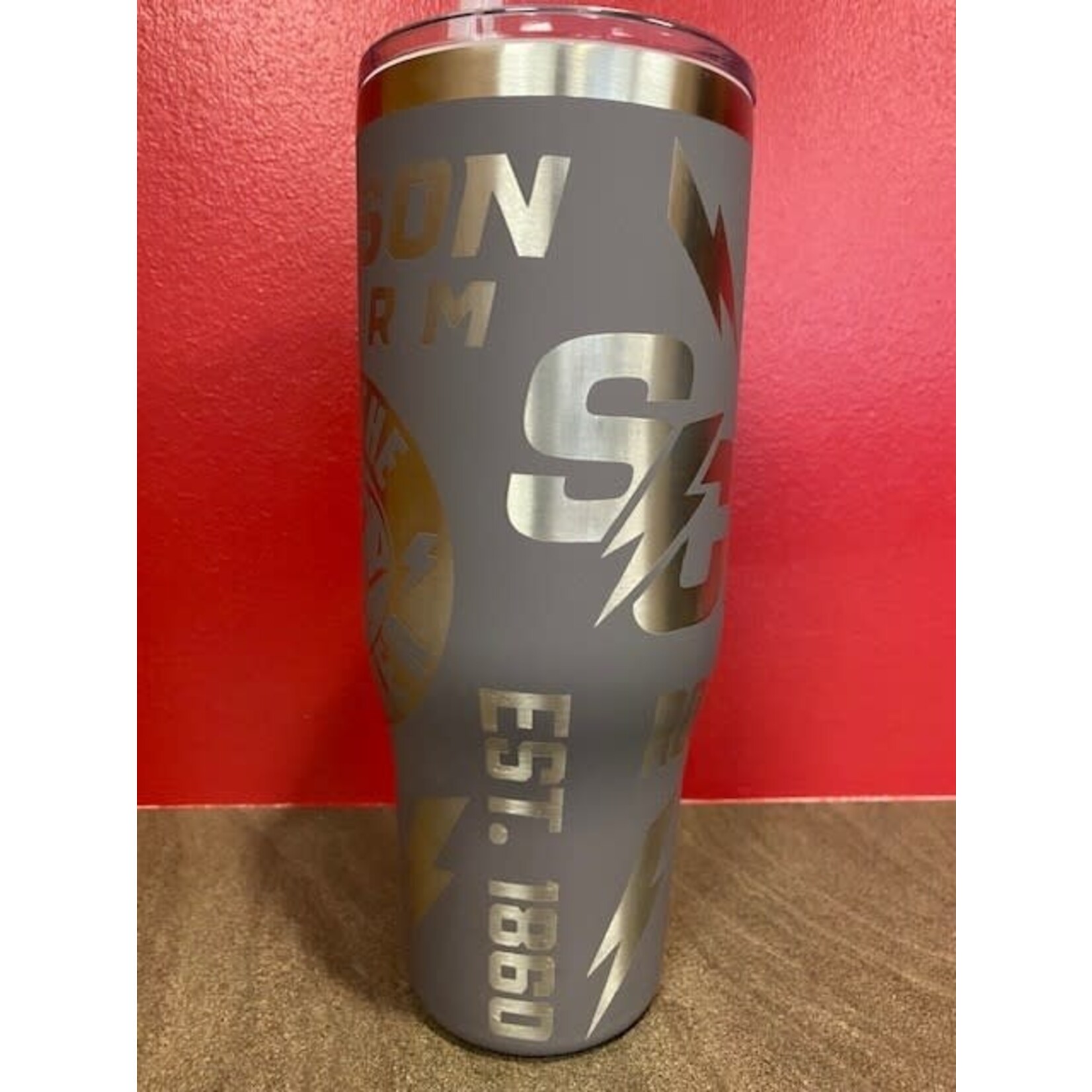 Harp & Bud Designs Alum-SC Tumbler Grey