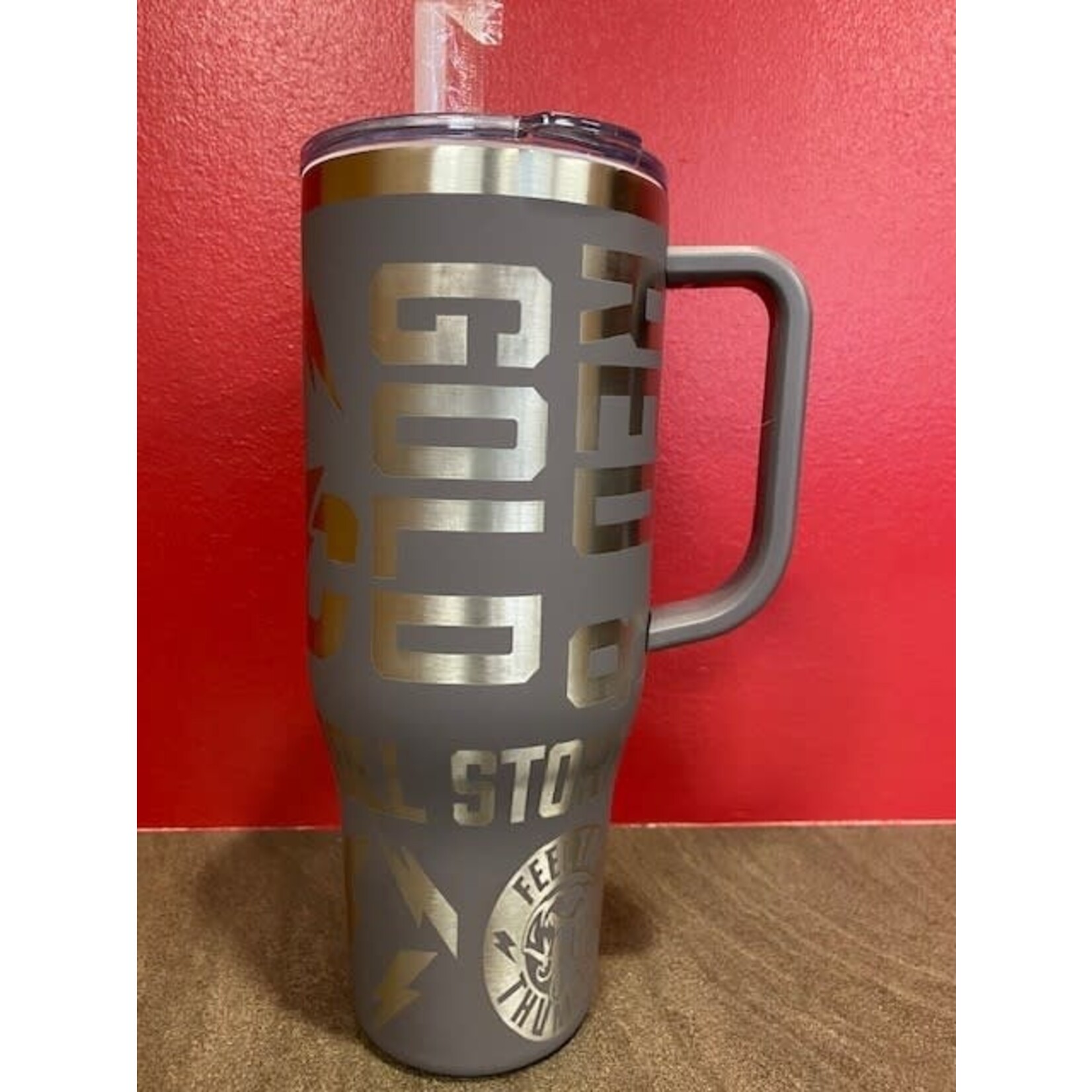 Harp & Bud Designs Alum-SC Tumbler Grey