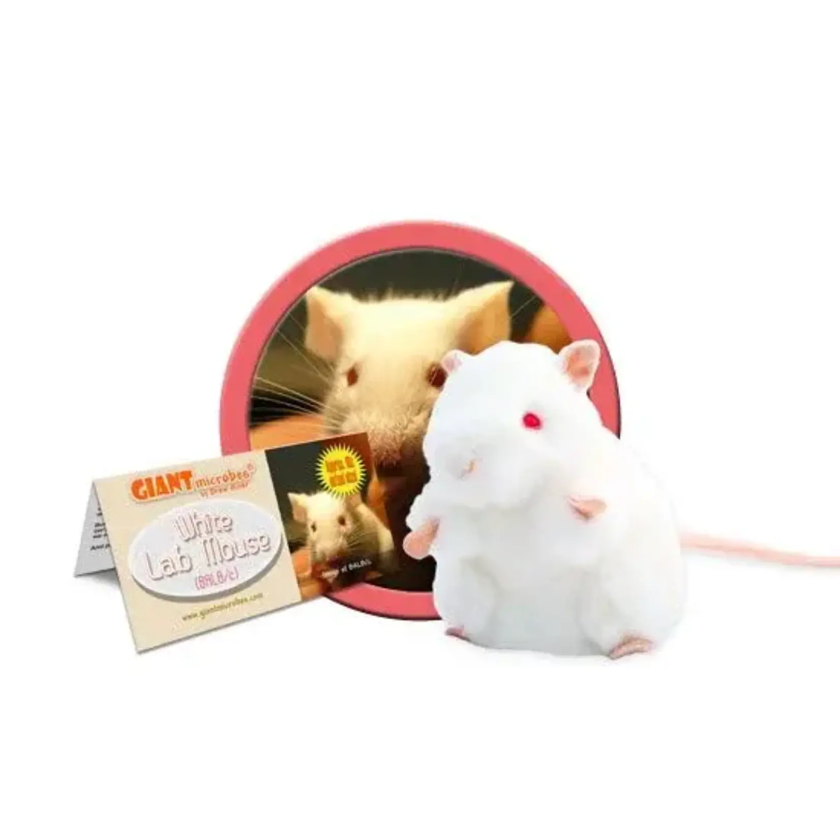 Giant Microbes White Lab Mouse