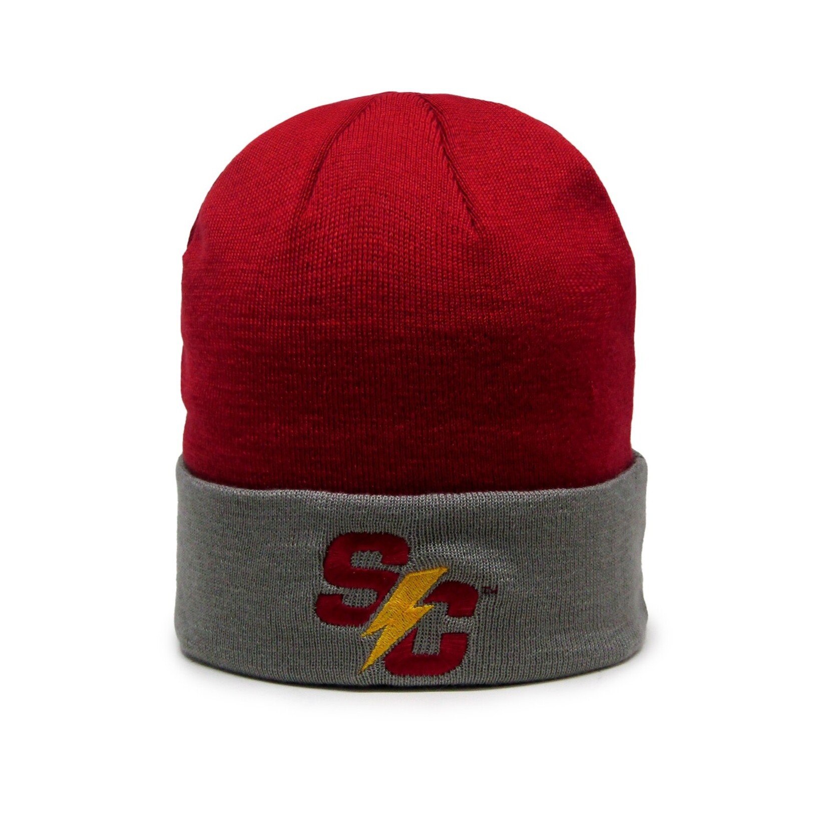 Cardinal/Grey SC Cuff Knit Hat