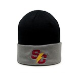 Black/Grey SC Cuff Knit Hat