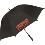 Storm Duds Black Big Top Vented Golf Umbrella