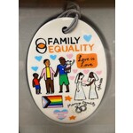 Oval Equality Ornament