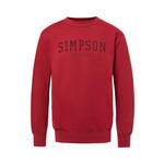 MV Sport Embroidered fundamental fleece crimson