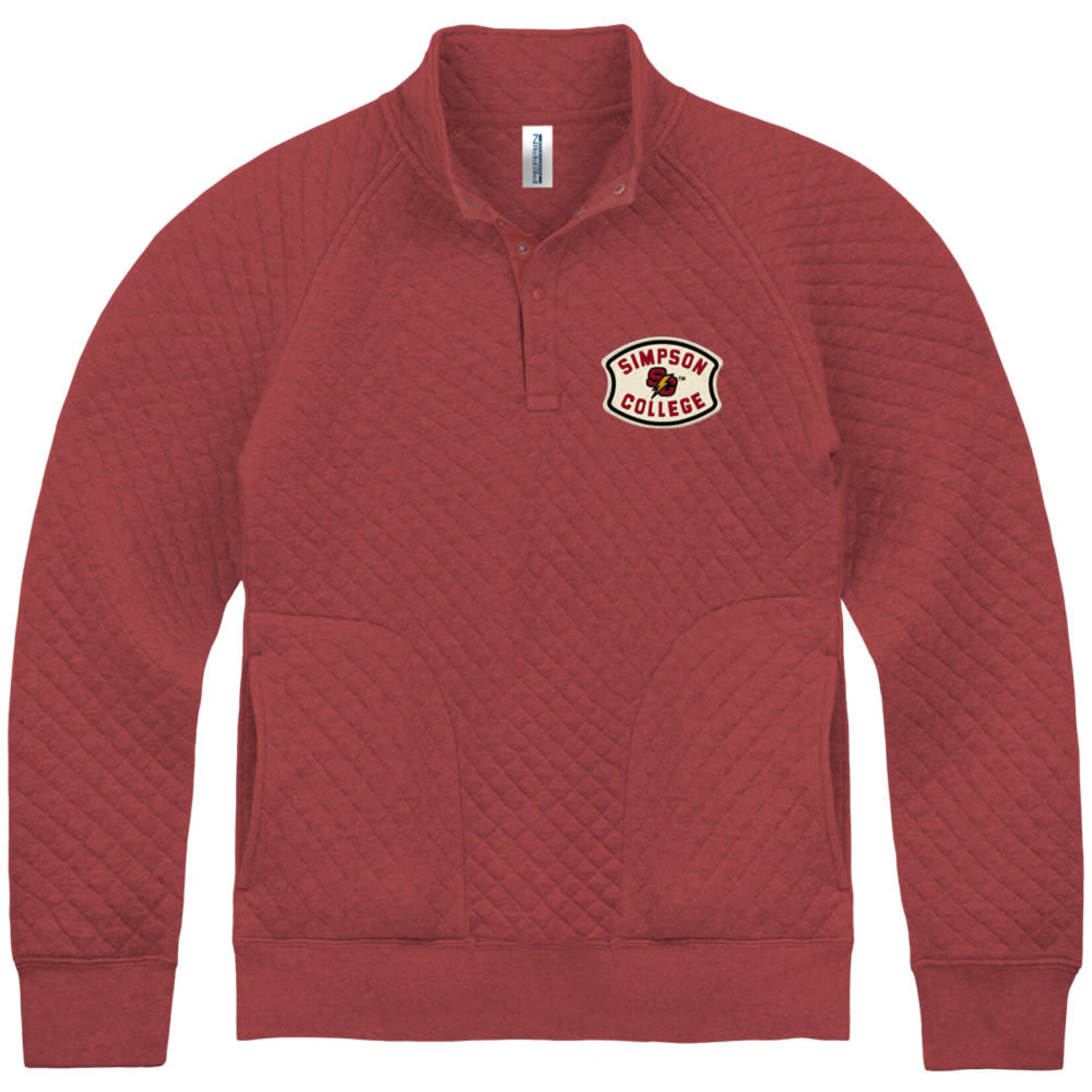 New Agenda Quilted Snap Fleece Redwood