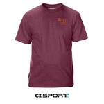 CI Sport Simpson College 1860 Tee Burgundy Heather