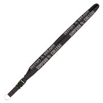 Spirit Products, Ltd Simpson Woven Lanyard Black w/Silver Imprint
