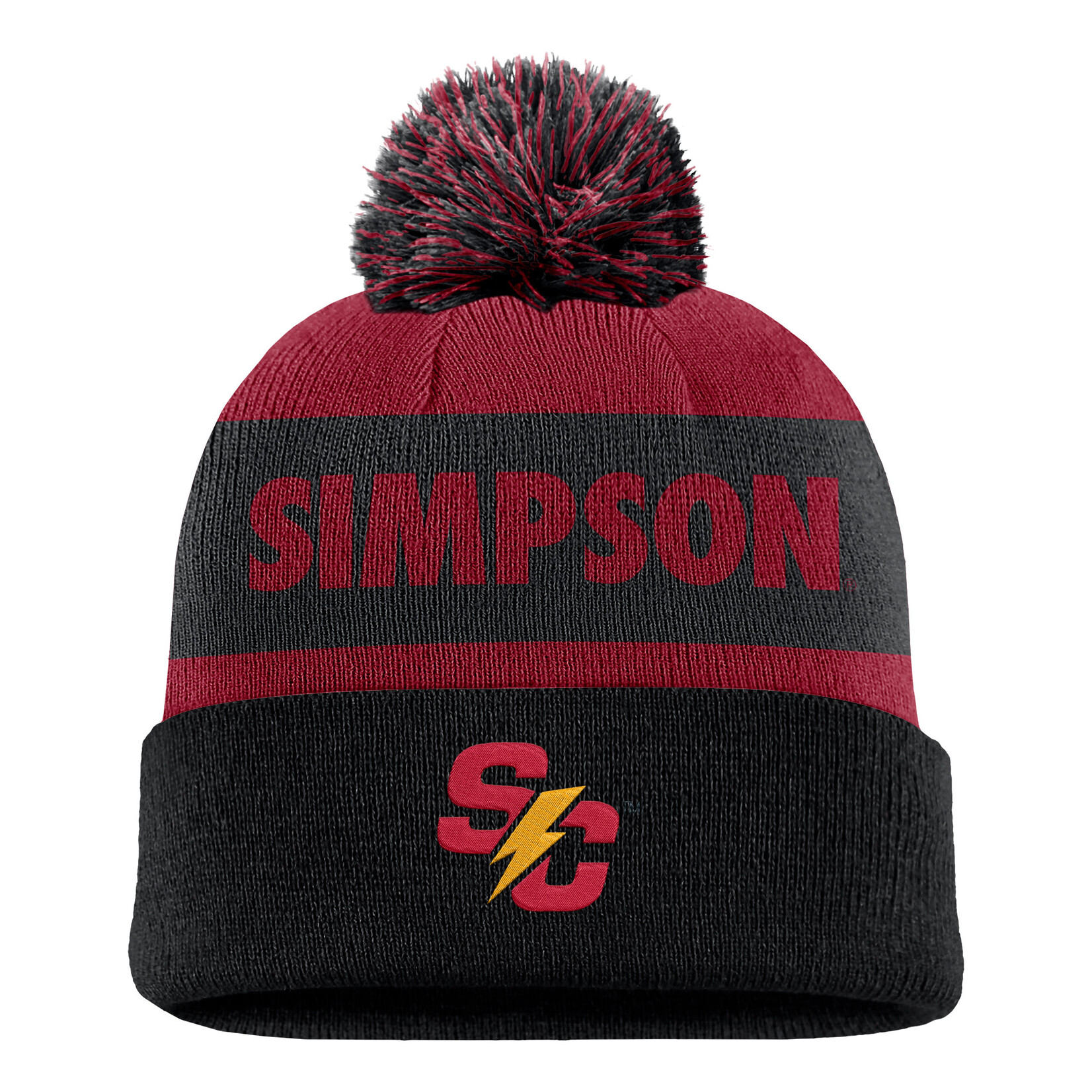 Nike Simpson Stripe Peak Beanie w/Pom