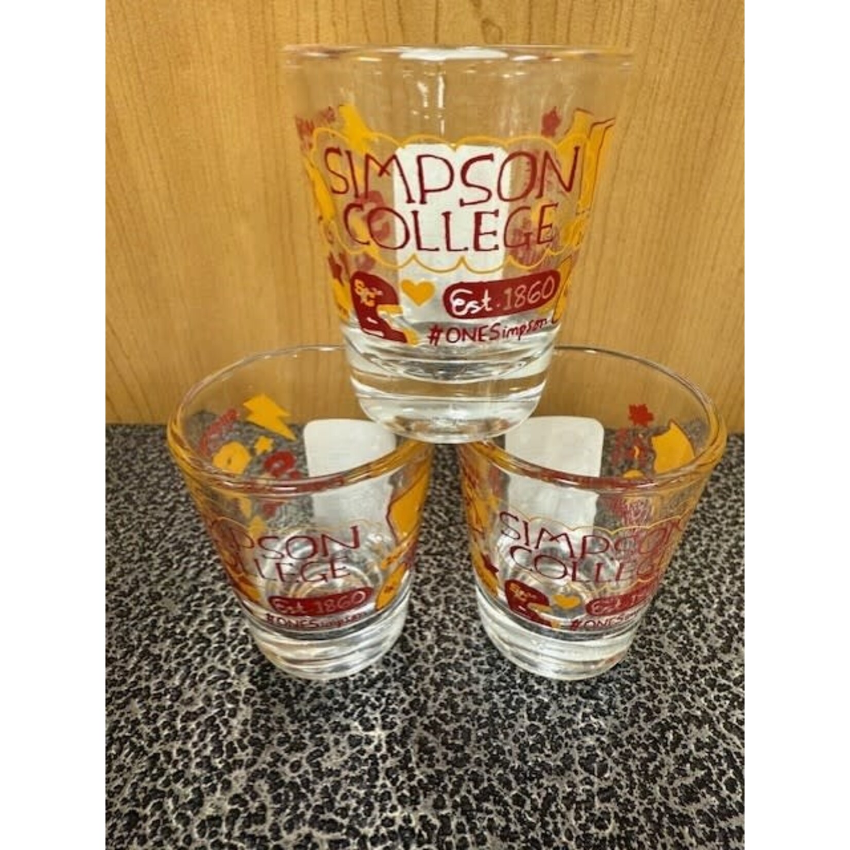 Neil Enterprises Julia Gash 1.75oz shot glass