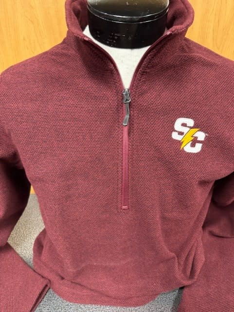 Uscape Protola 1/4 Zip Fleece Garnet - Simpson College