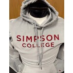 League Simpson College Corduroy Hood Grey