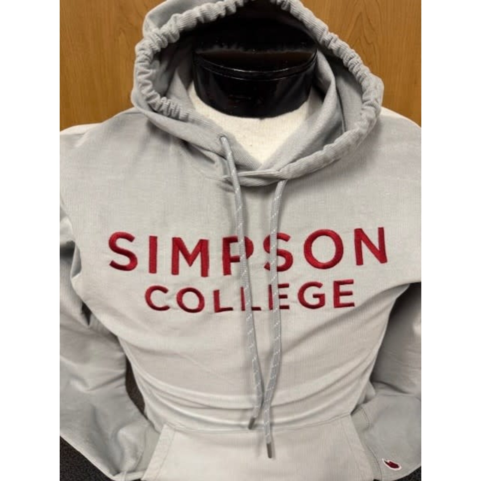 League Simpson College Corduroy Hood Grey