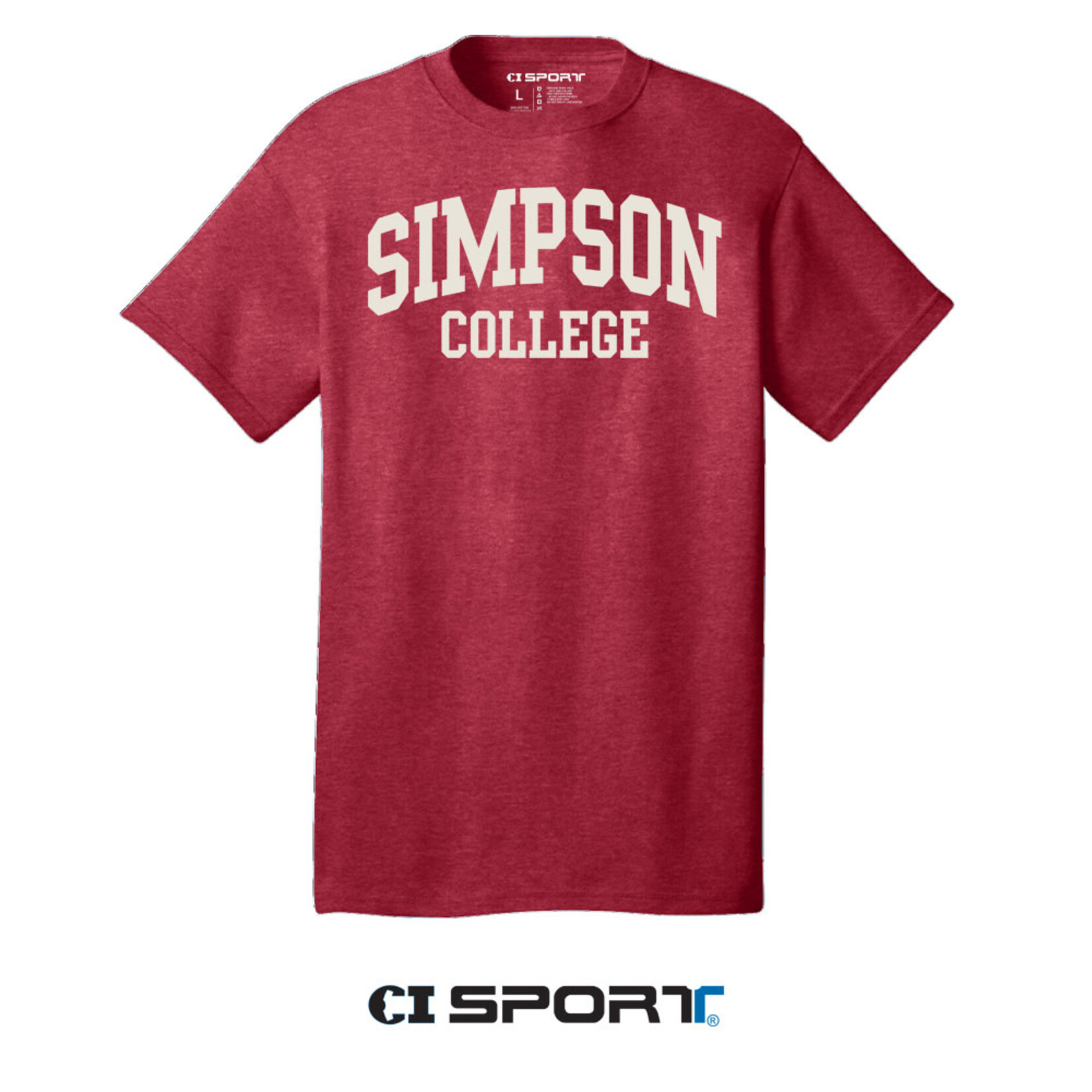CI Sport Core Cotton Tee Heather Red