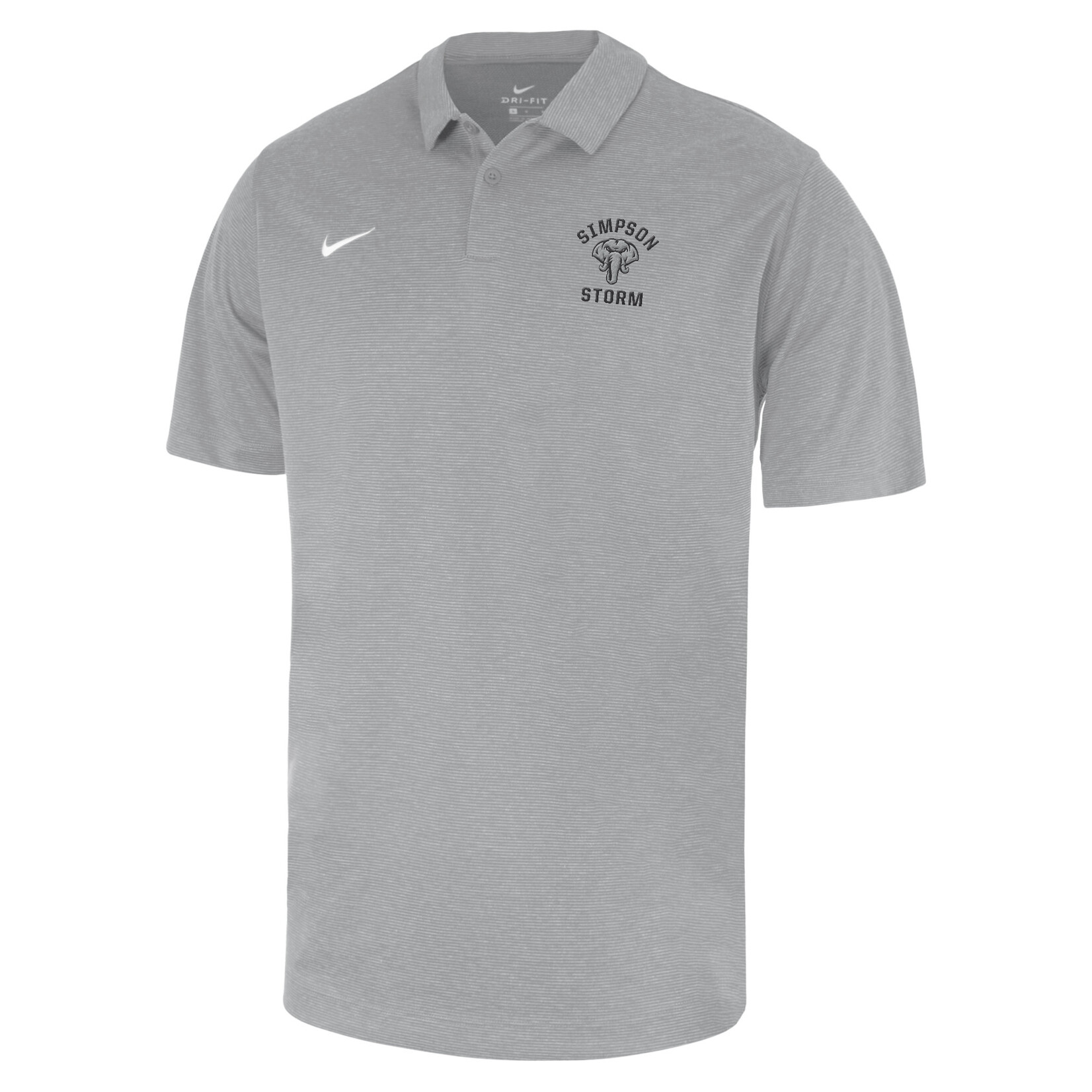 Nike Heather Polo Flat Silver