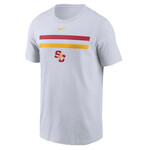 Nike Core SS Tee White w/Crimson & Gold
