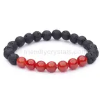 Friendly Crystals Carnelian Lava Braceklet (Success)