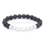 Friendly Crystals Crystal Quartz Lava Bracelet (Energy)