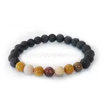 Friendly Crystals Mookaite Lava Bracelet (Self-Worth)