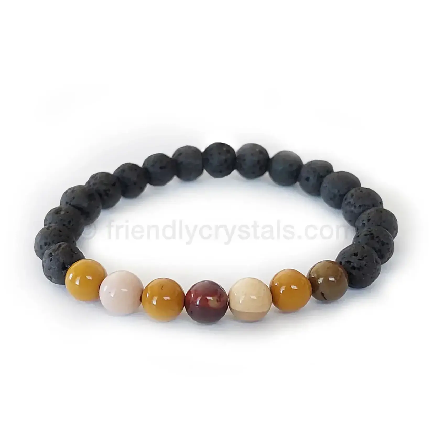 Friendly Crystals Mookaite Lava Bracelet (Self-Worth)