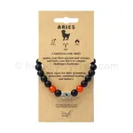 Friendly Crystals Aries Zodiac Bracelet
