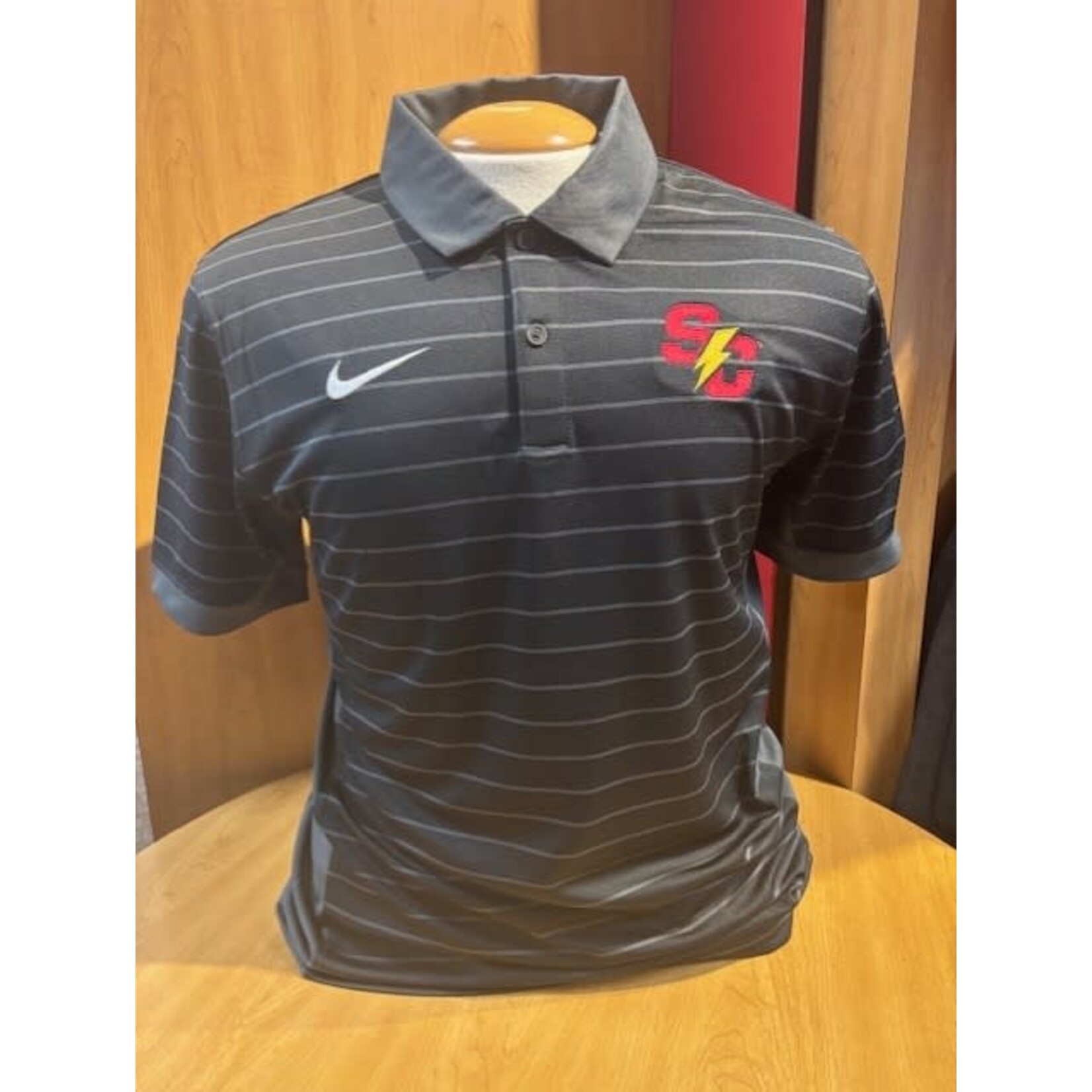 BCS Apparel Victory Polo Striped - Black