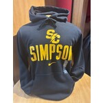 Nike Club Fleece Hoodie Black/ Gold