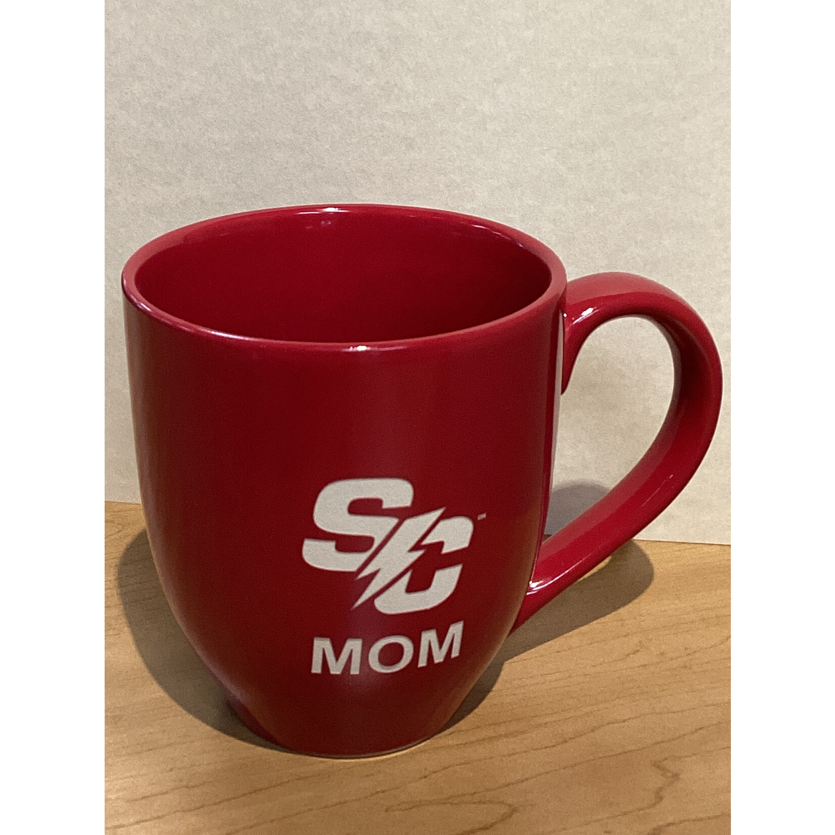 LXG Red Lazer Engraved Mom Bistro Mug