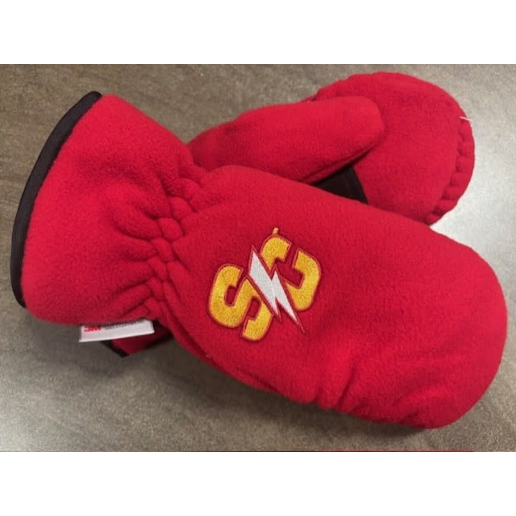 LogoFit Fleece Mittens Lined -  Red