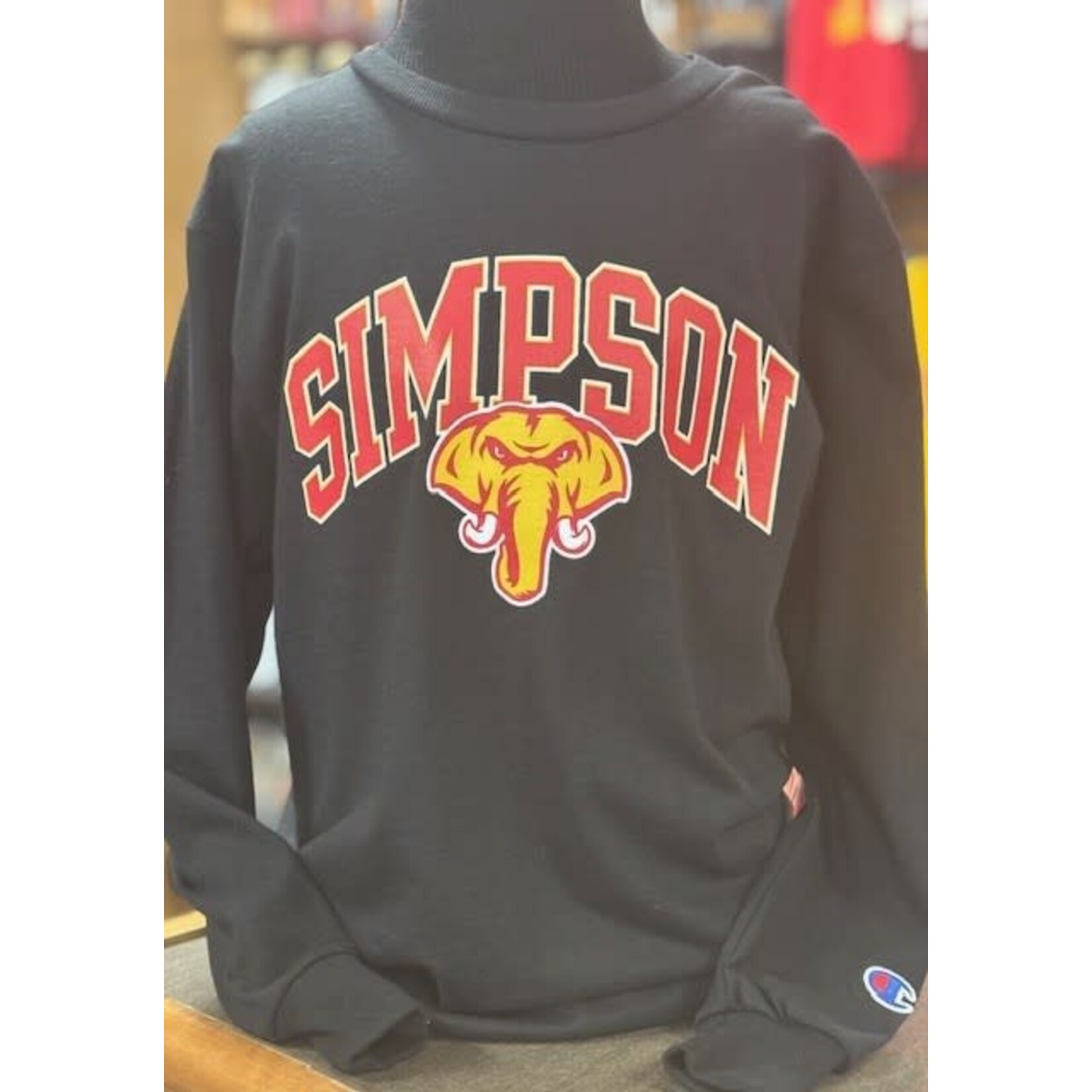 Champion Youth L/S Tee -Black