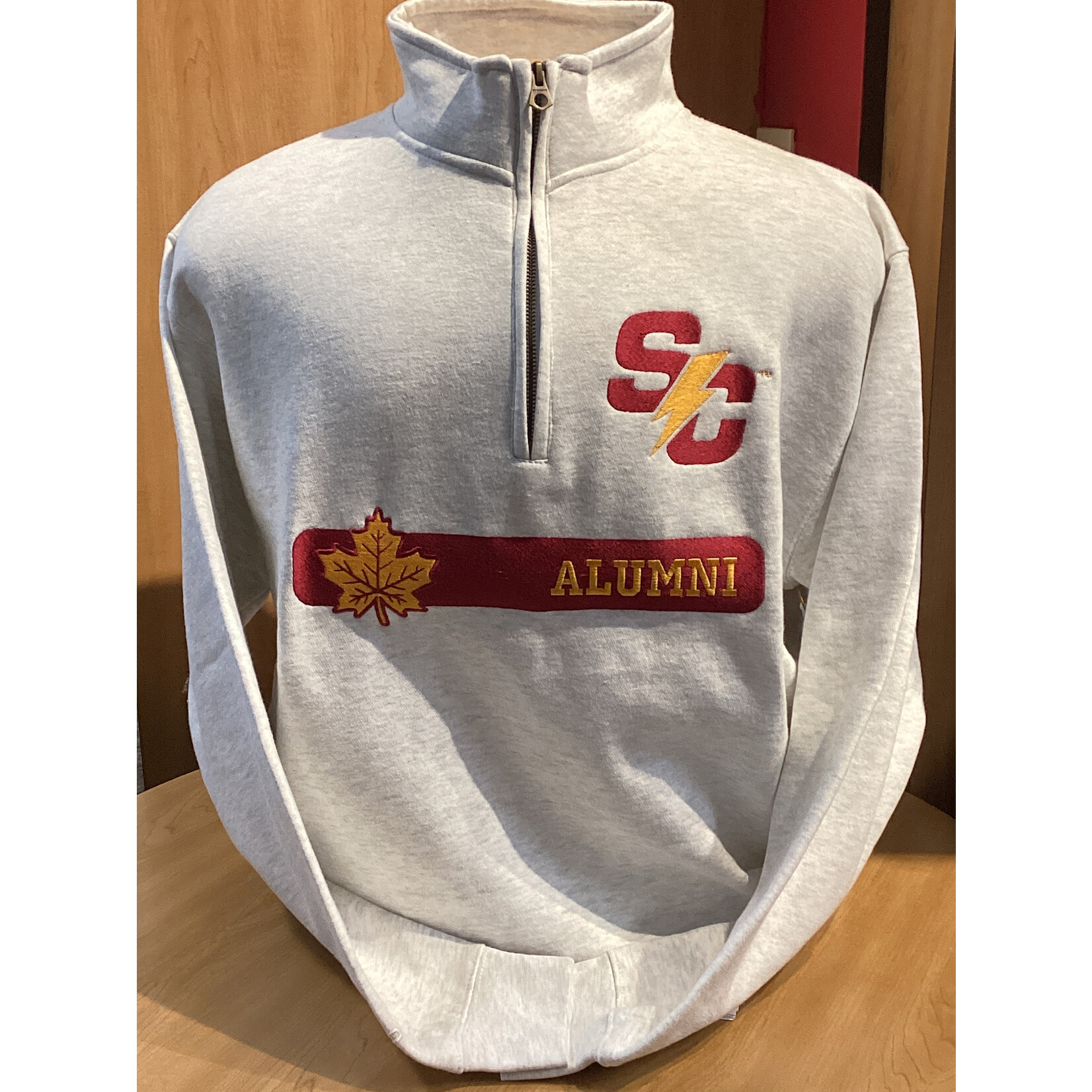 CI Sport Quarter Zip Simpson Maple