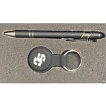 LXG Silicone Air Tag Holder Keychain & Grip Pen Gift Set