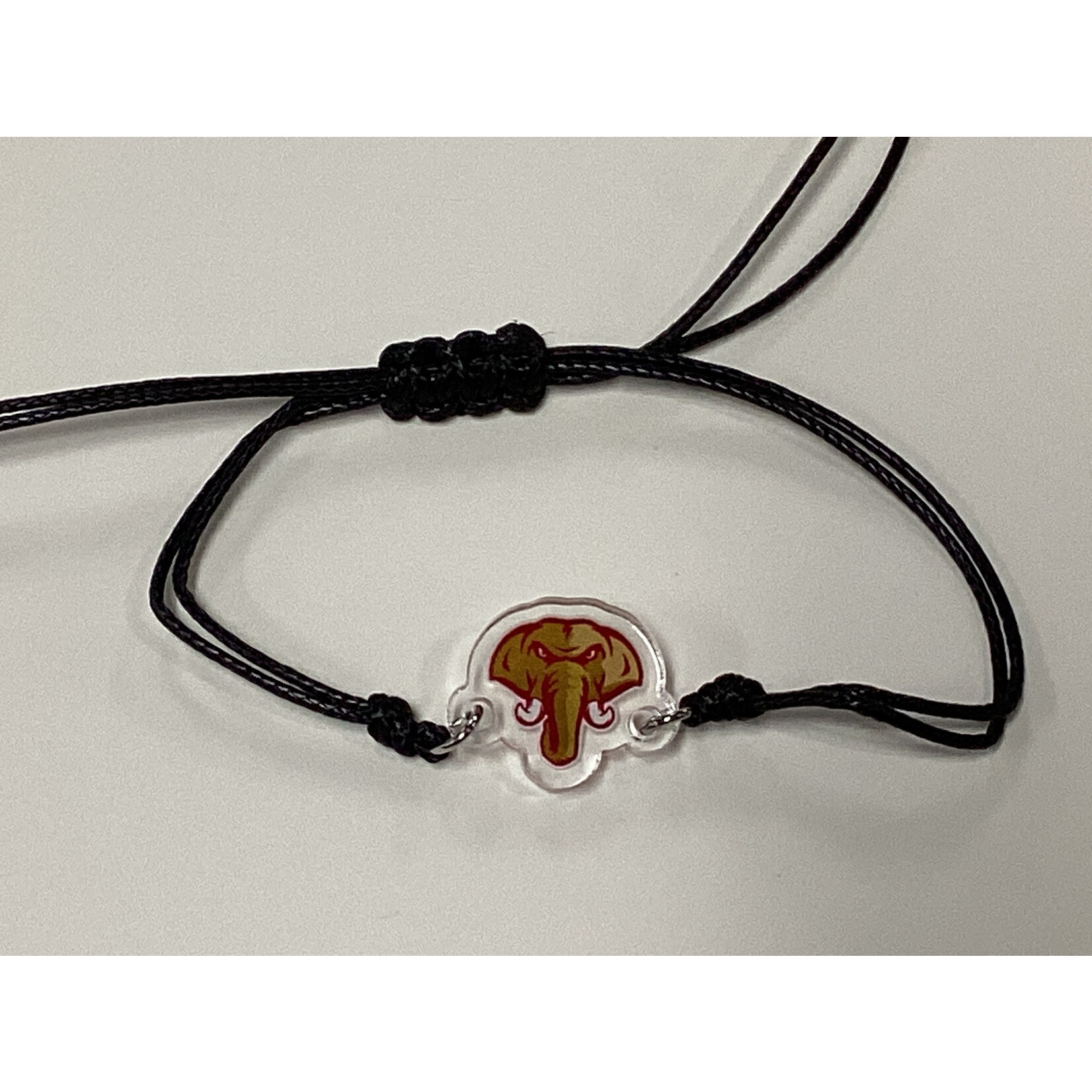 Spirit Products, Ltd Black Cord Bracelet - Elephant Charm