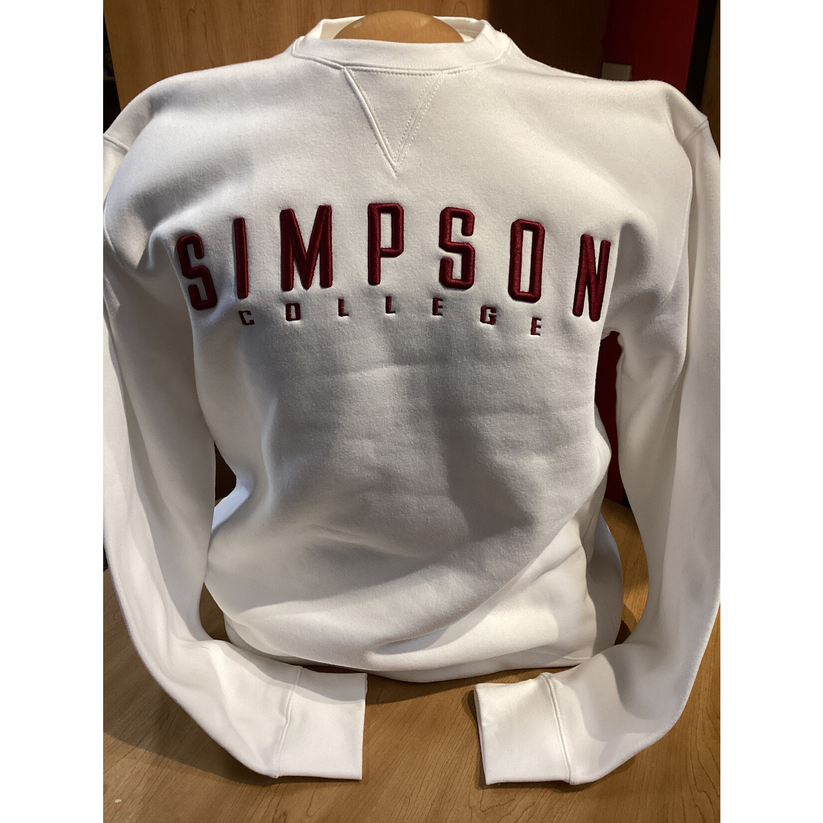 Gear For Sports Big Cotton Tumbled Crew - White