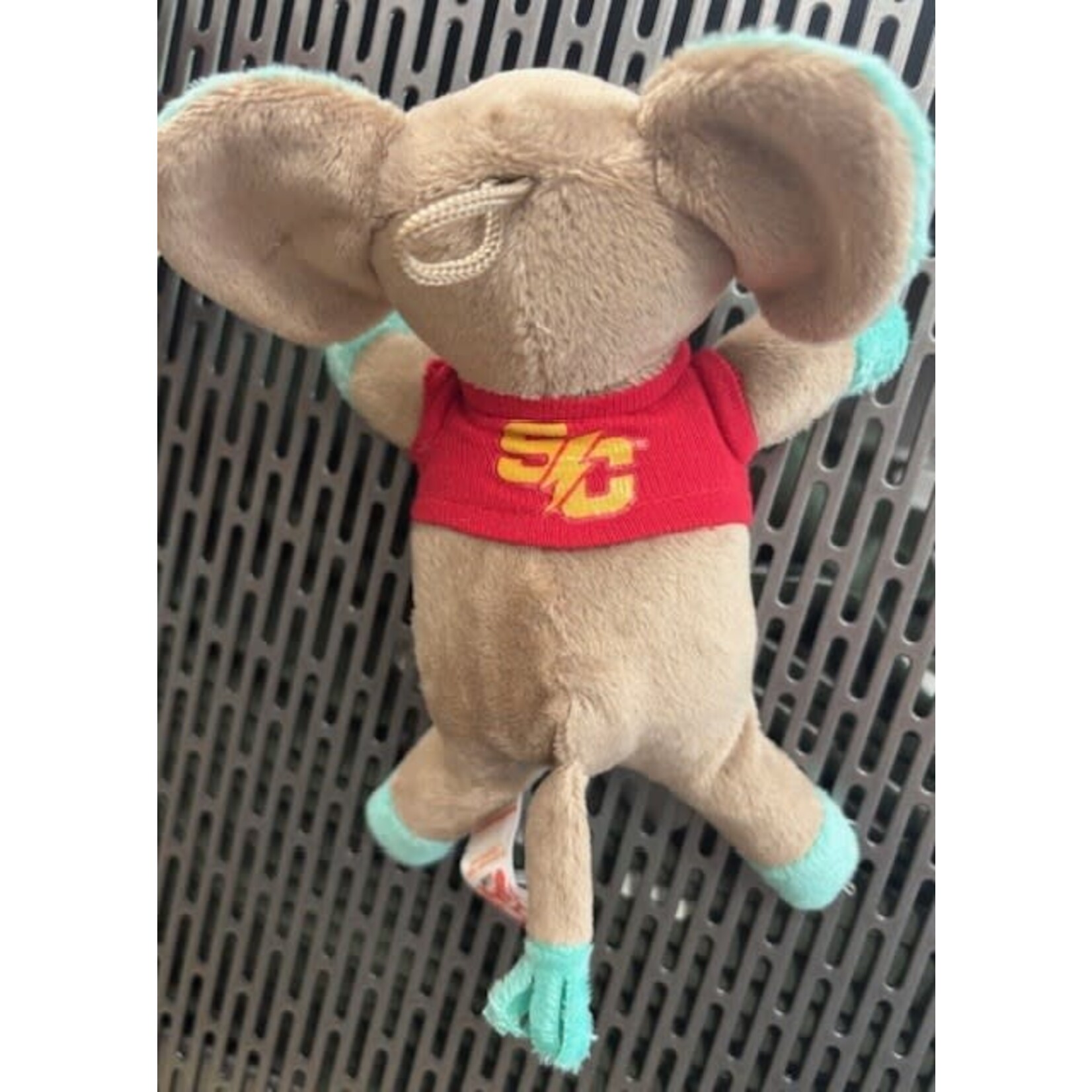 Jardine Plush Elephant Magnet w/Blue 4”