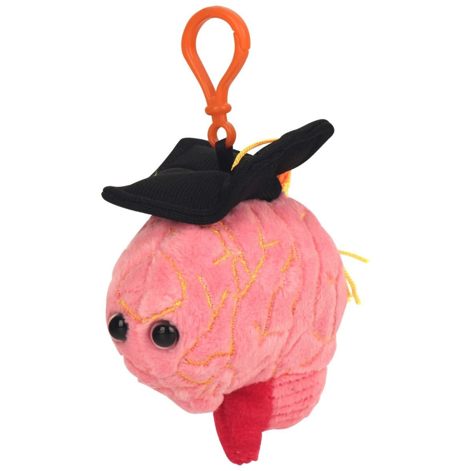 Giant Microbes Graduation Brain Keychain