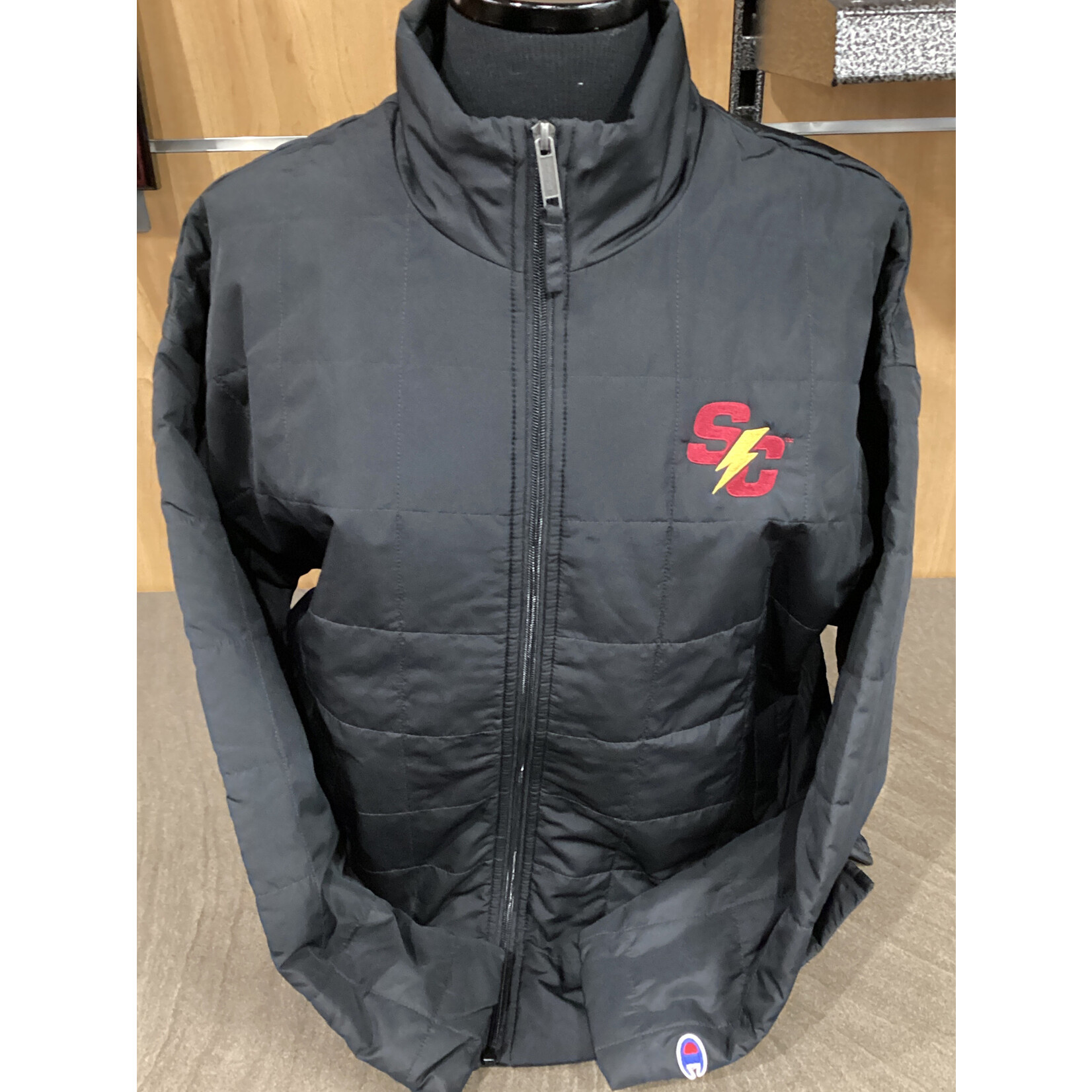 Champion Puffer LghtWght  Jacket - Black