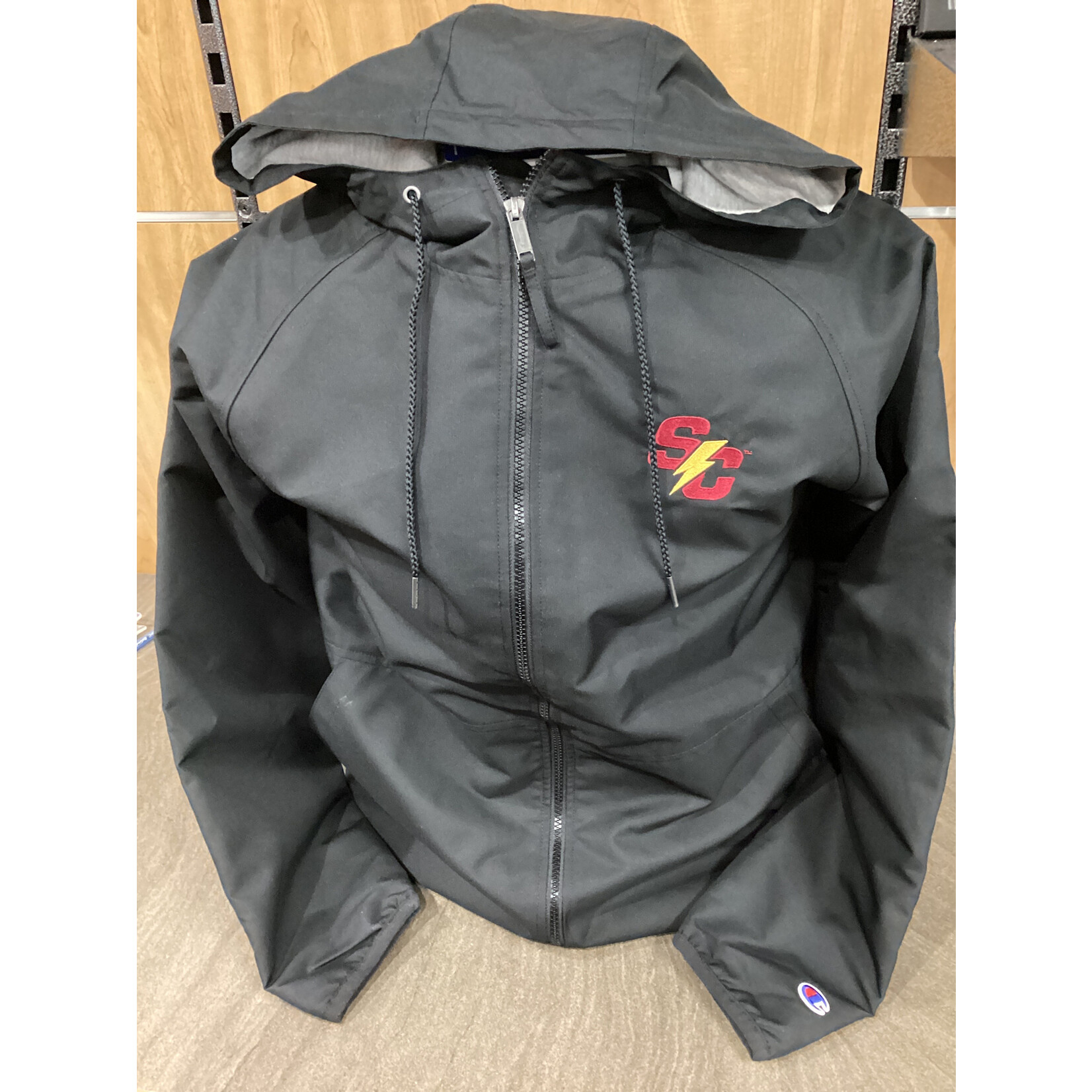 Champion Puffer Heavy Wght Full Zip - Black