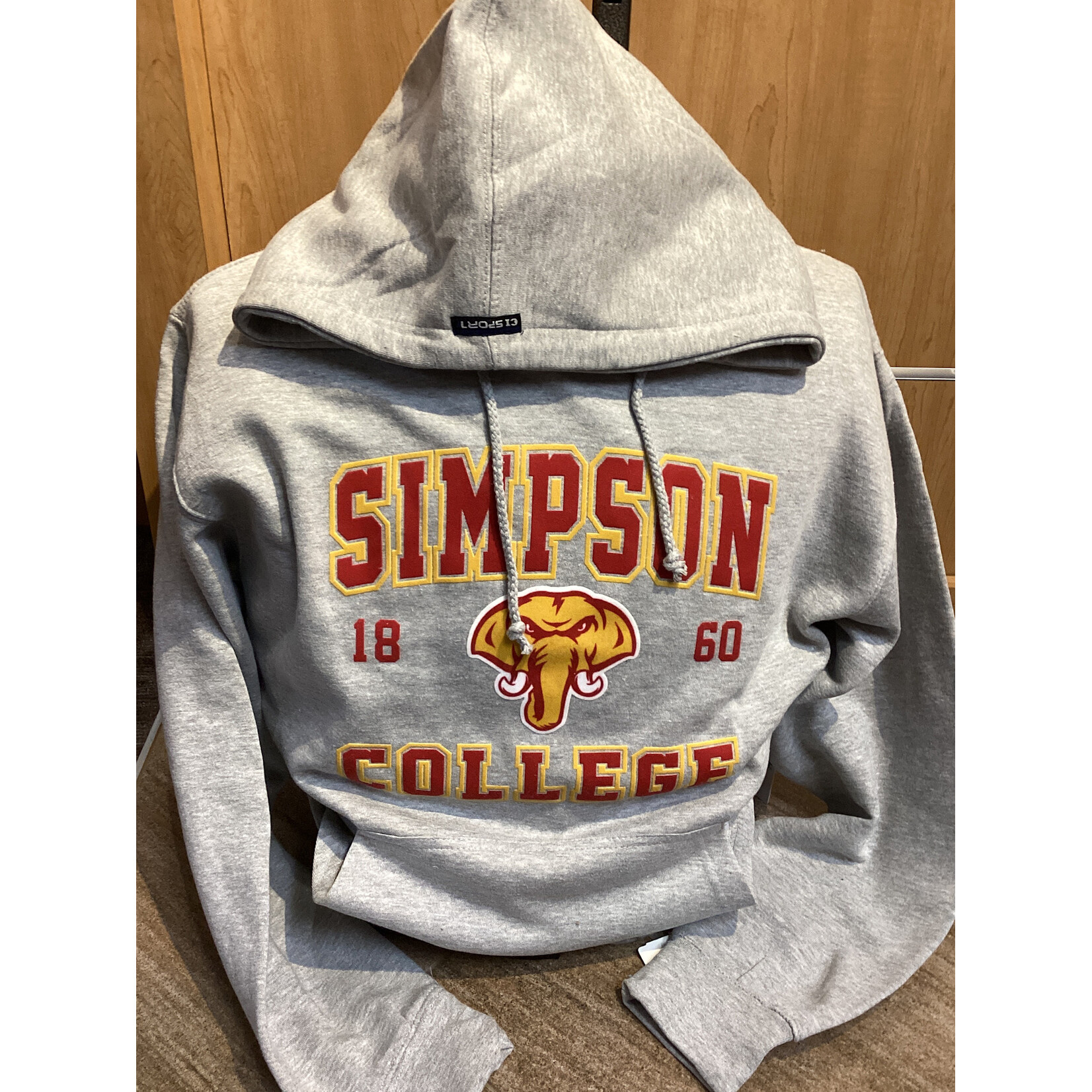 CI Sport Felt Print Pullover - Athletic Grey